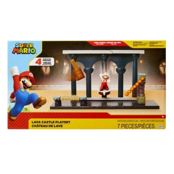 Nintendo 2.5" Lava Castle Playset - 40017-T